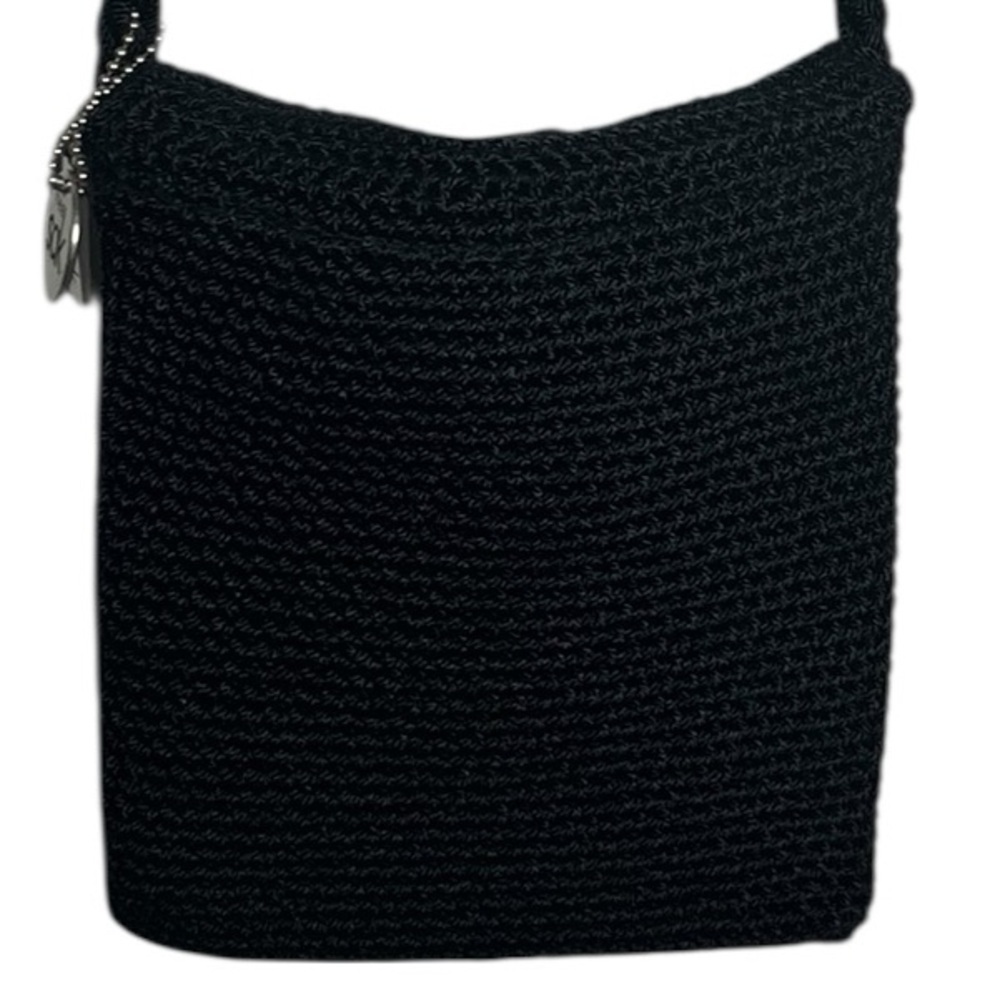 The Sak Black Woven Crossbody Bag